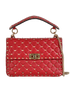 Small Rockstud Spike, &pound;850, Handbags, Red, Leather, Front view